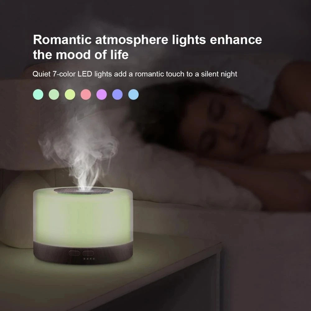 Aroma Diffuser 5V USB Humidifier With Remote And Night Lights