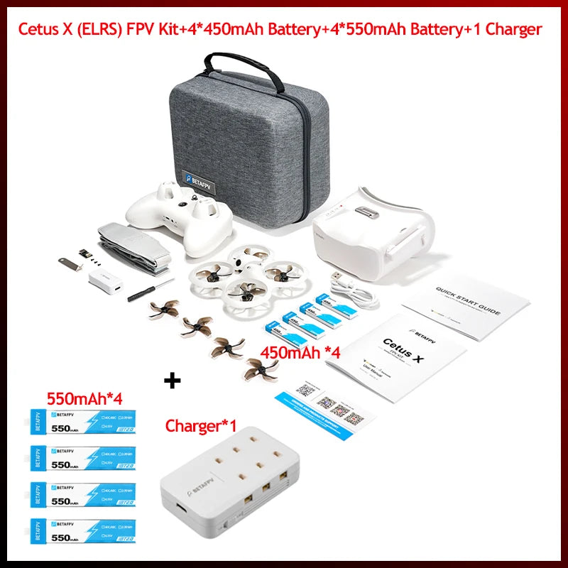 BETAFPV Cetus X FPV Kit With Transmitter And VR Goggles
