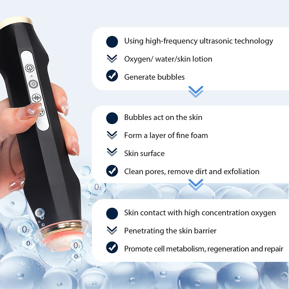 Foreverlily Oxygen Bubble Pen CO2 Facial Device For Skin Care