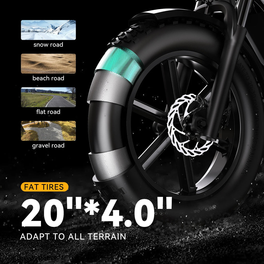 Aoango EK11 Fat Tire All-Terrain Outdoor Electric Bike