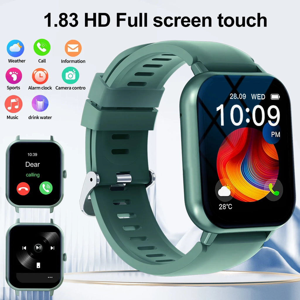Smart Watch With Wireless Calling Music Messages Custom Watch Face