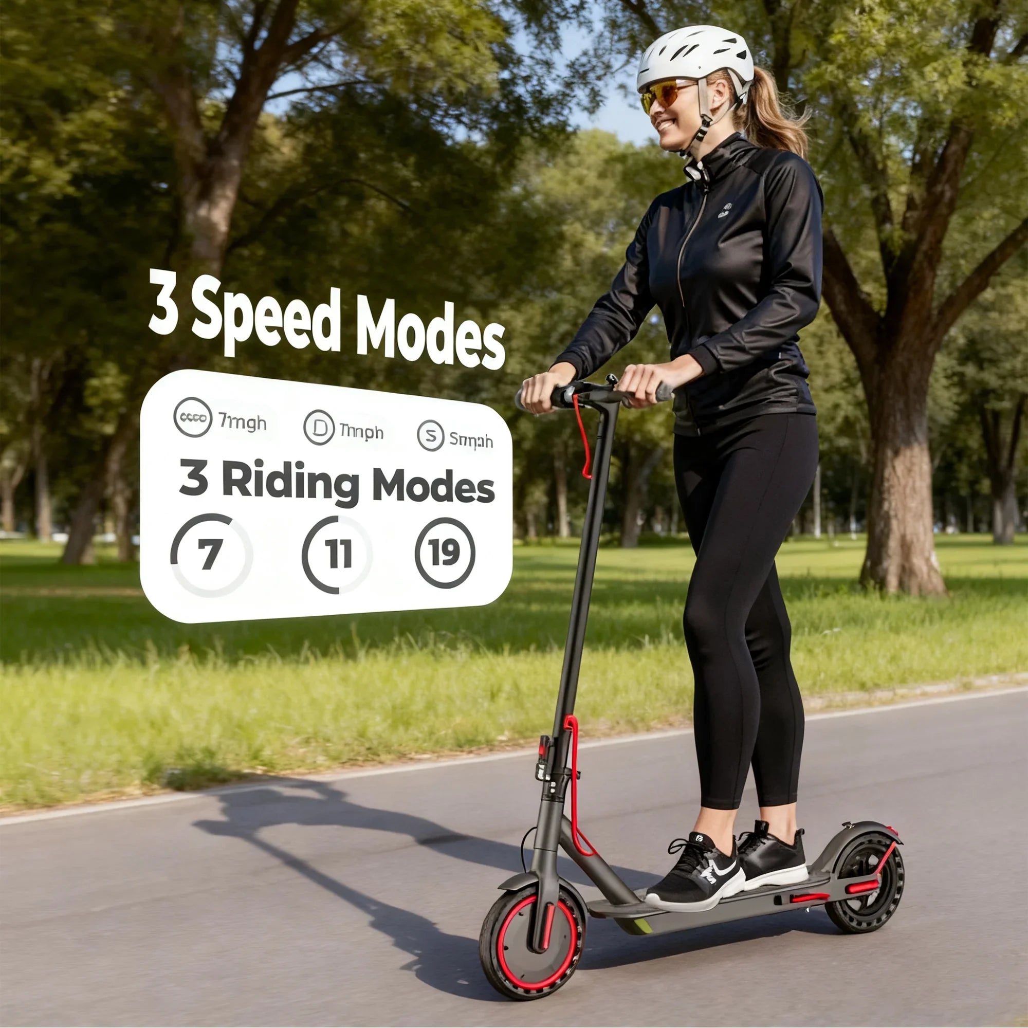 Ladped LP60 Electric Scooter 350W 19 MPH Foldable for Adults