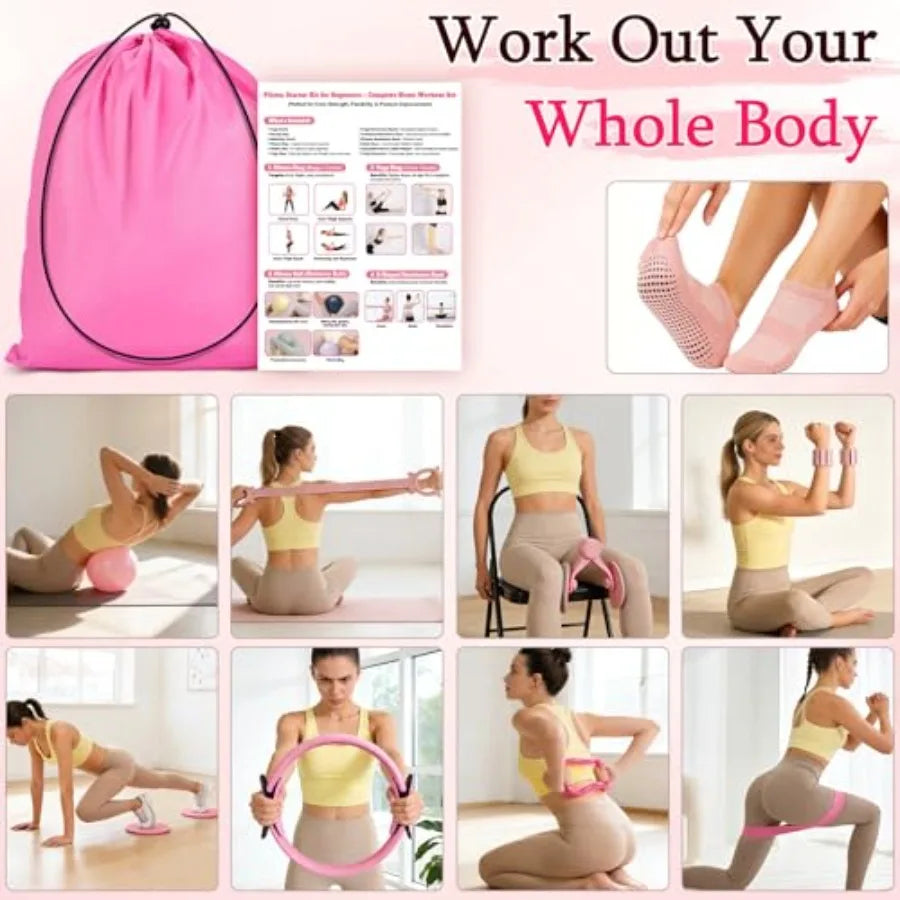 Yao Hui Huang Pilates Kit for Women 17-Piece Ring Set