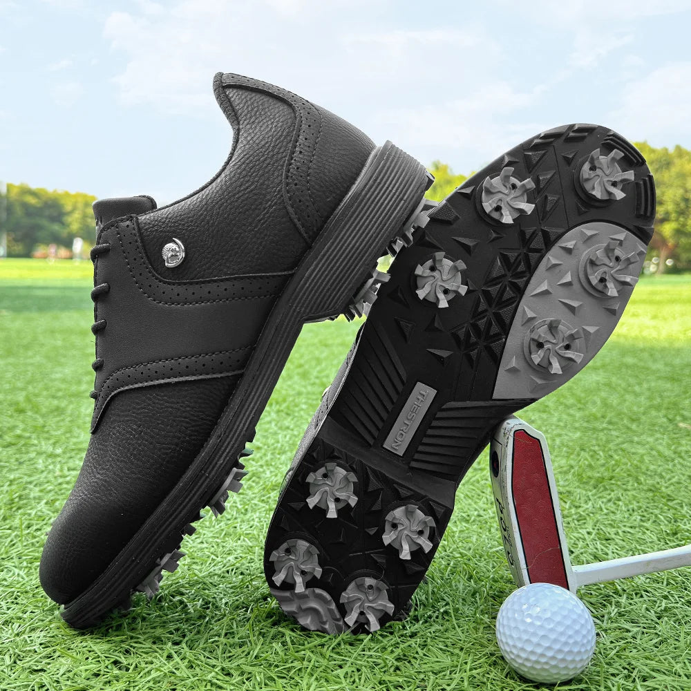 Lenox Spikes Golf Shoes for Men Walking Footwear