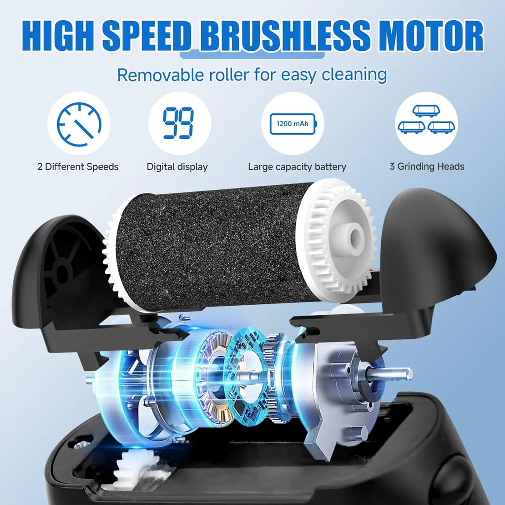 Electric Callus Remover 17 In 1 Pedicure Kit Rechargeable