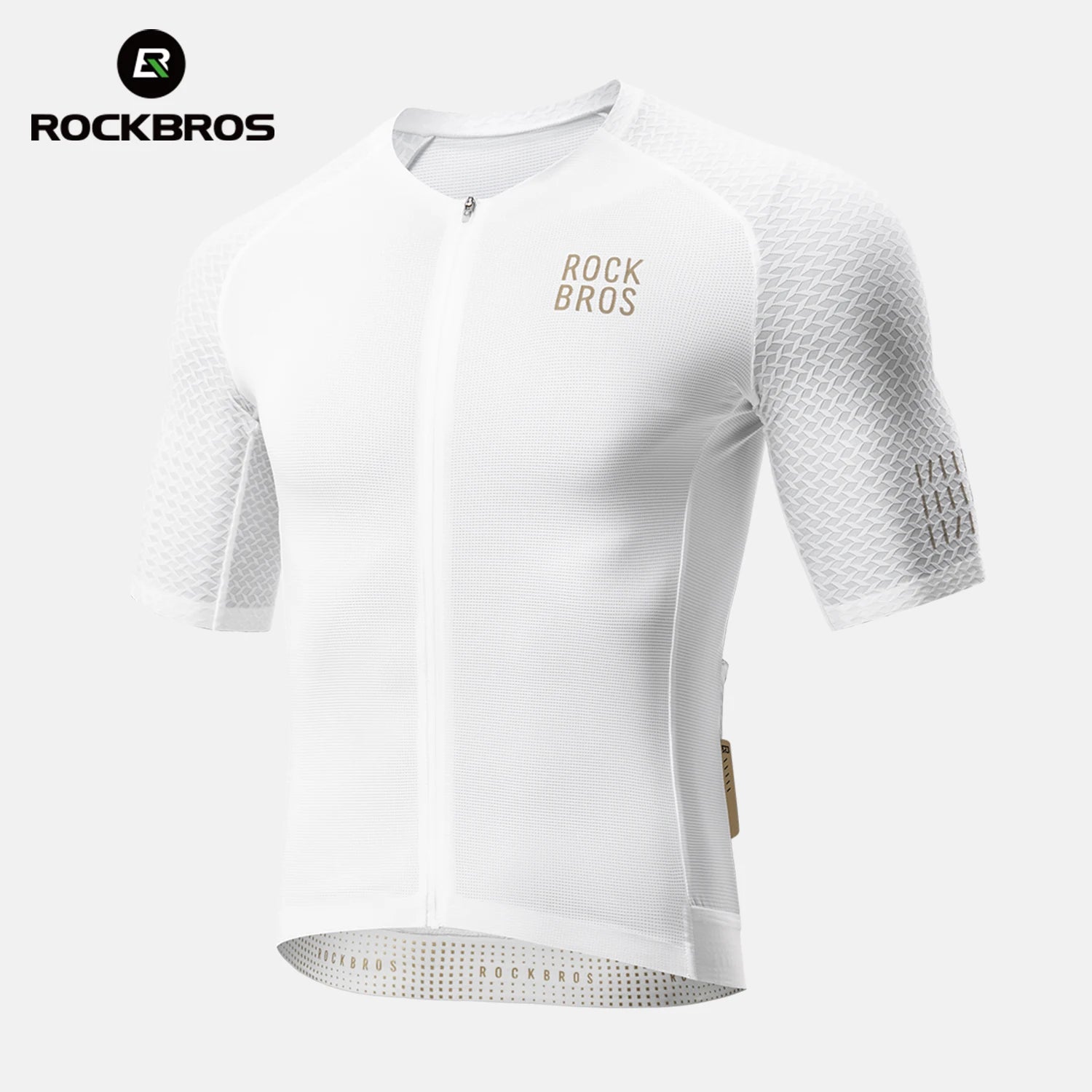 RockBros Men's Summer Cycling Jersey Quick Dry Breathable Short Sleeve