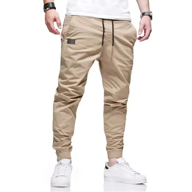 Men's Casual Cargo Jogger Pants With Pockets