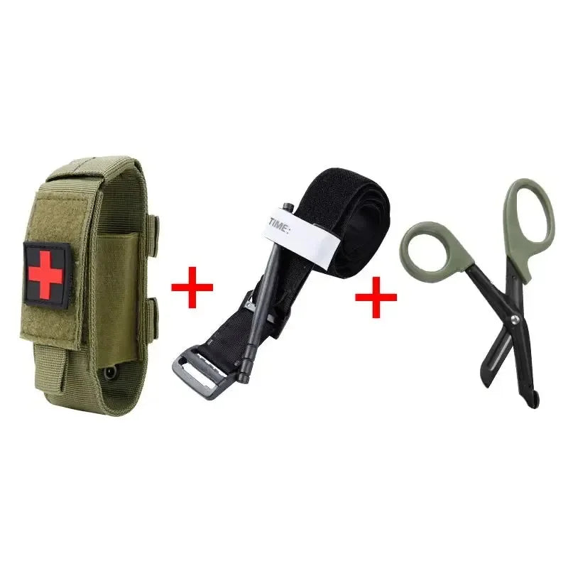 Outdoor Survival Tourniquet First Aid Belt for Camping Military Tactical Emergency Gear
