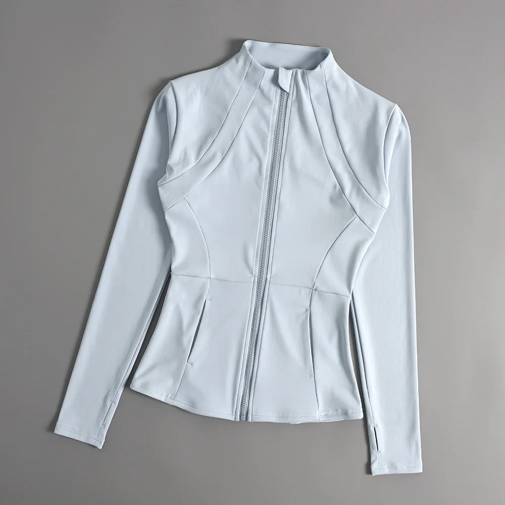 Women's Yoga Slim Long Sleeve Fitness Top Breathable