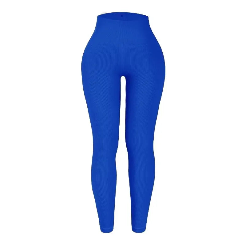 Seamless Knitted Yoga Pants For Women High Waisted Nylon Leggings