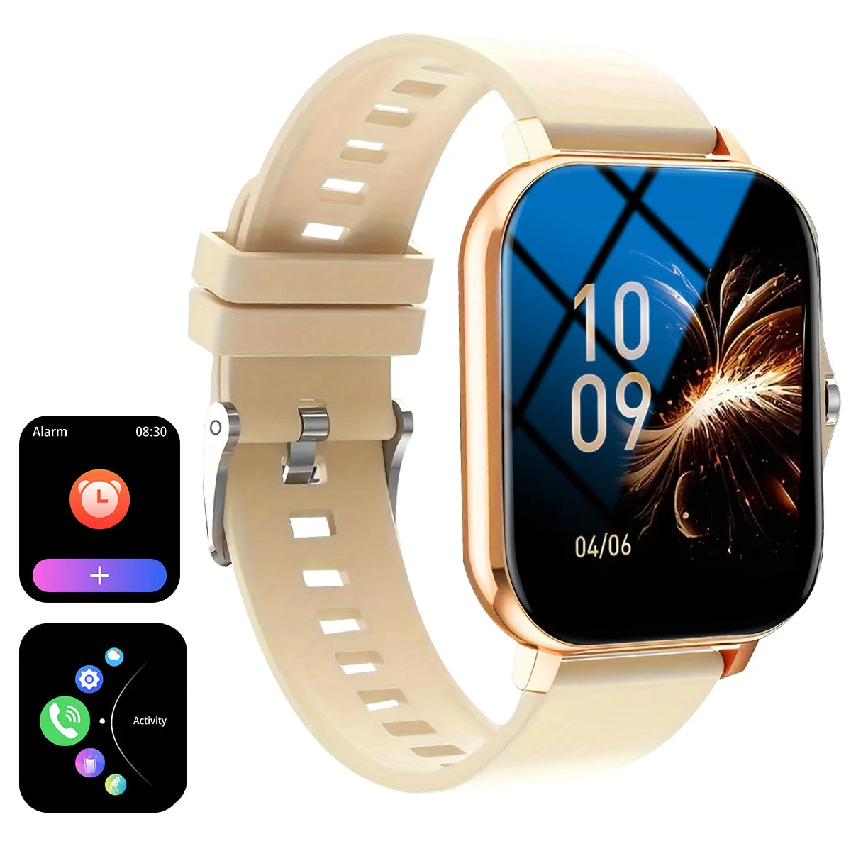 Smartwatch With Call Answer, Call Rejection, Android Iphone Compatible