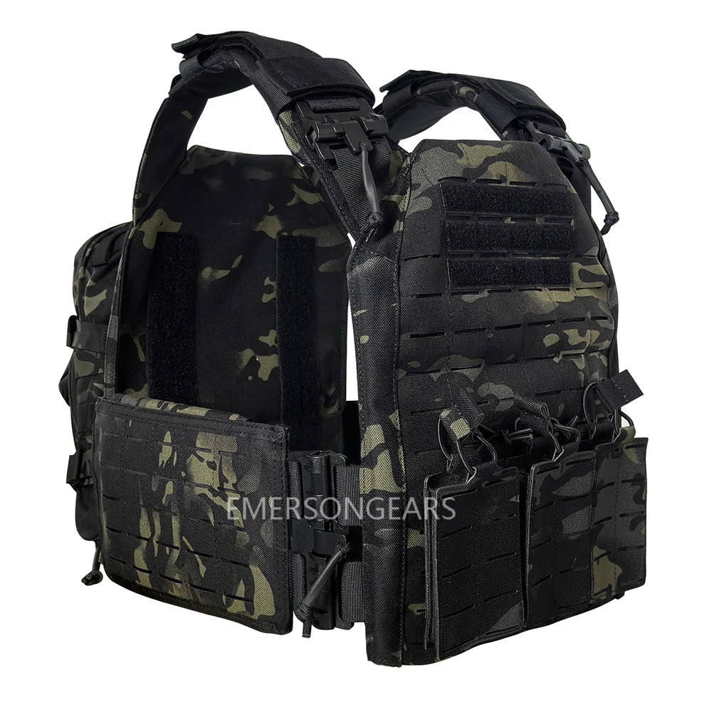EMERSONGEARSCN Laser Cut Nylon Quick Release Vest With Hydration Backpack