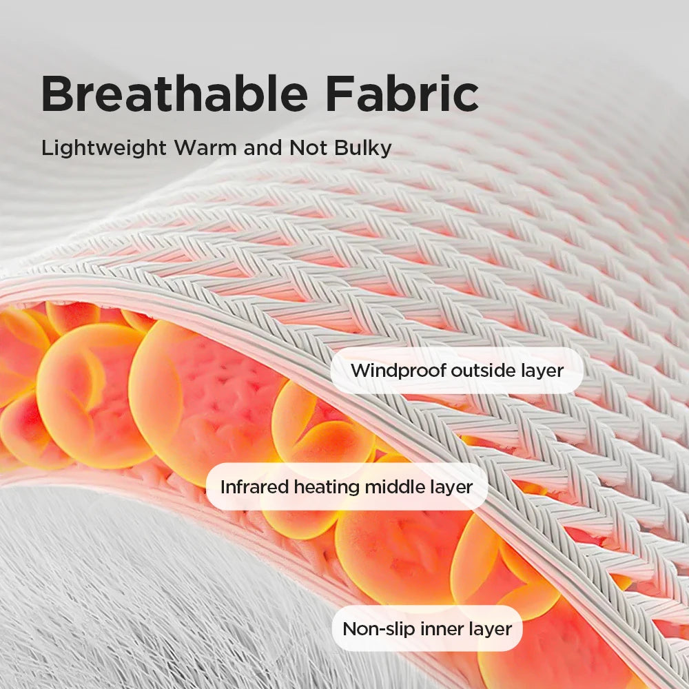 Wireless Electric Heating Wrist Massager 5 Levels Hot Compress 3 Levels Vibration Hand Massage Wrist Guard Band Support Belt