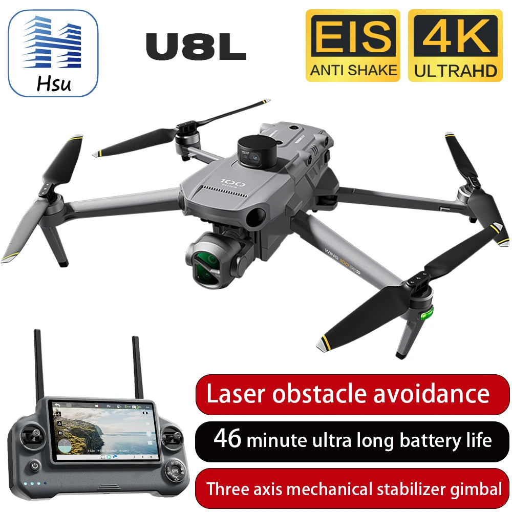 ISHOWTIENDA U8L 4K GPS Drone Ultimate Aerial Photography Stabilization Gimbal