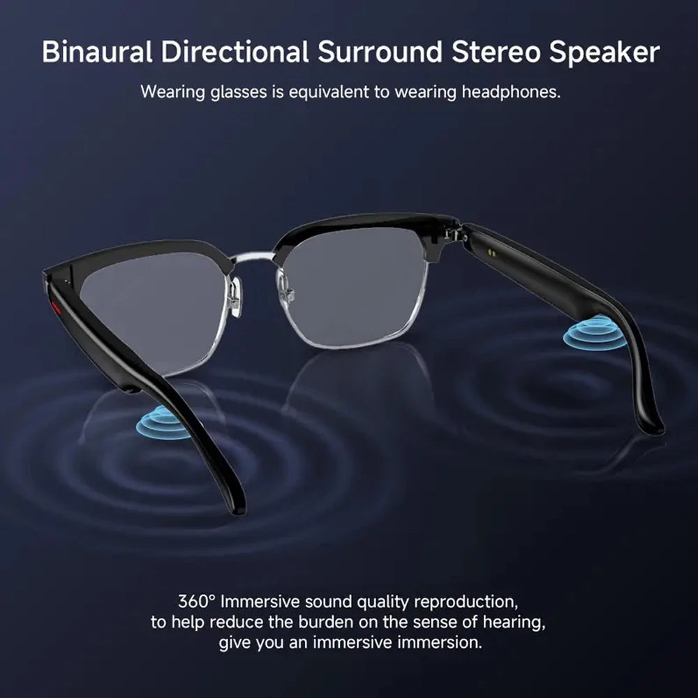 SENBONO Fashion Smart Glasses Open Ear Headset Sunglasses Waterproof