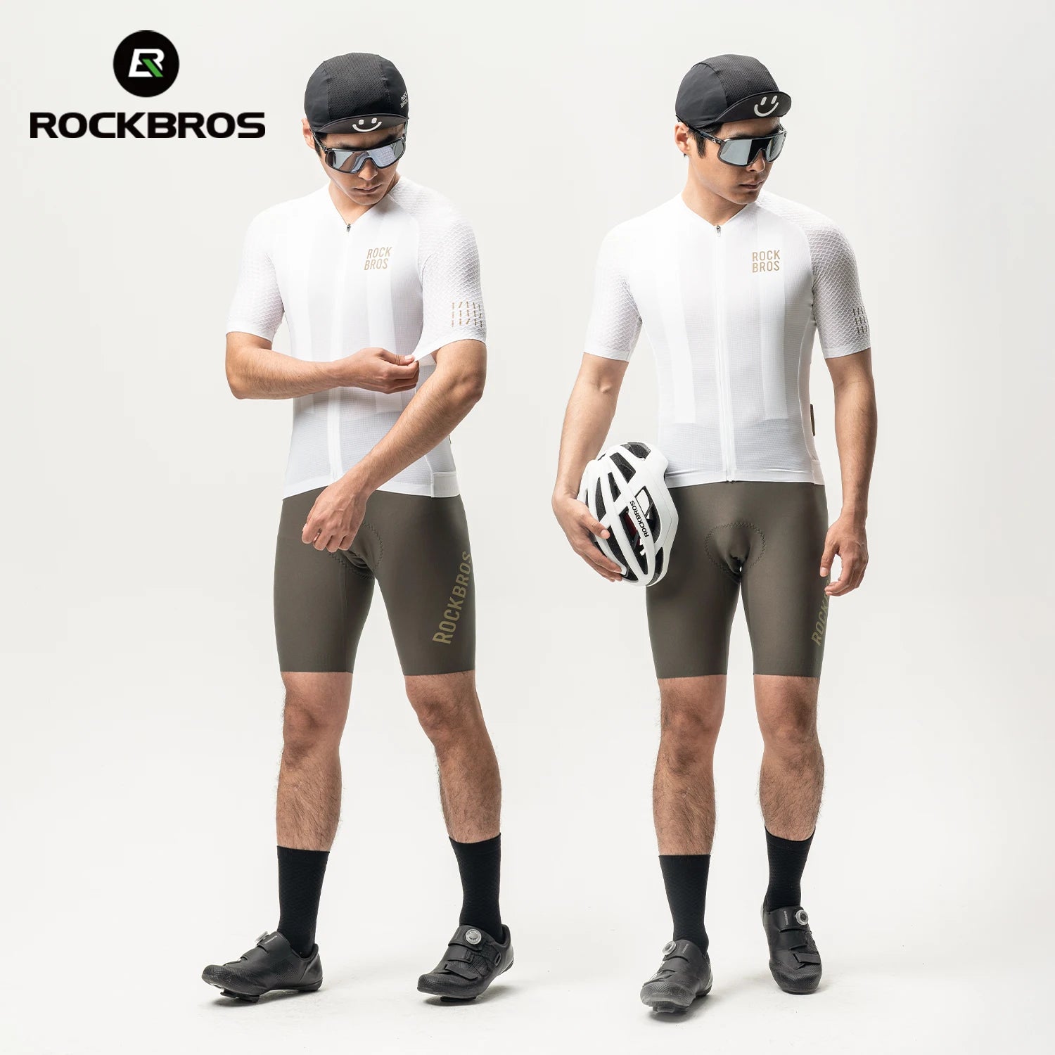 RockBros Men's Summer Cycling Jersey Quick Dry Breathable Short Sleeve