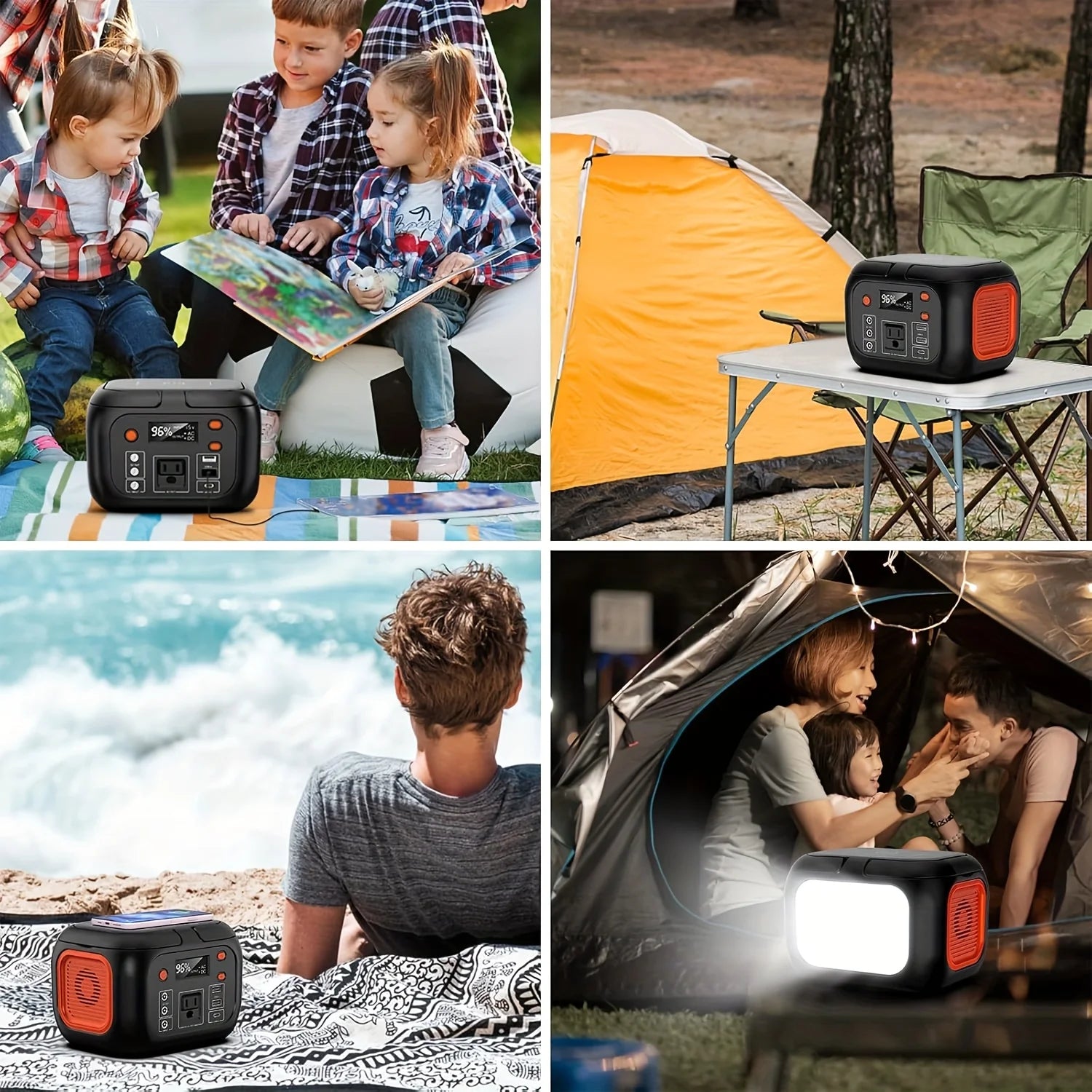 SinKeu 150W Portable Power Station With 30W Solar Panel