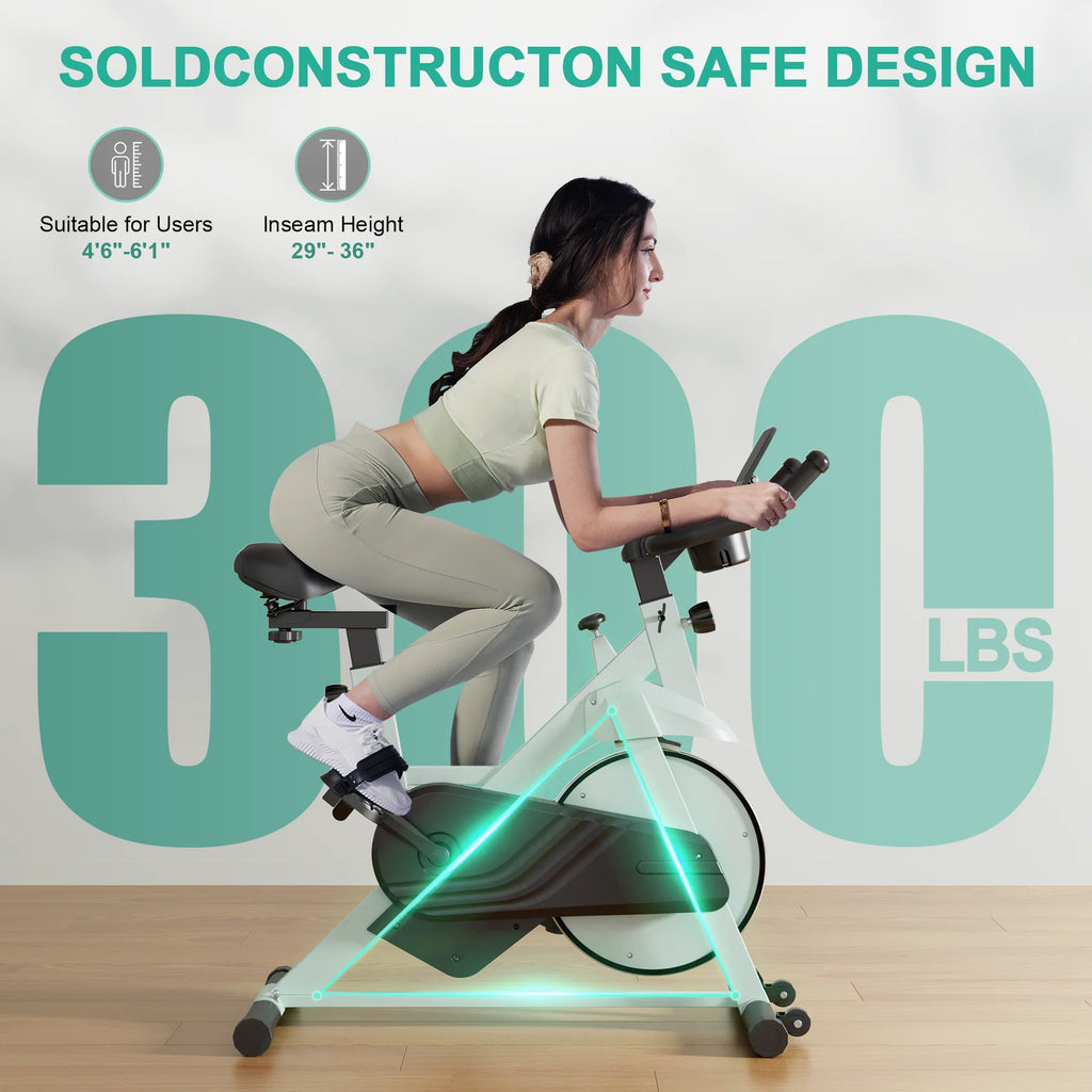 Superun 32-Level Magnetic Resistance Exercise Bike