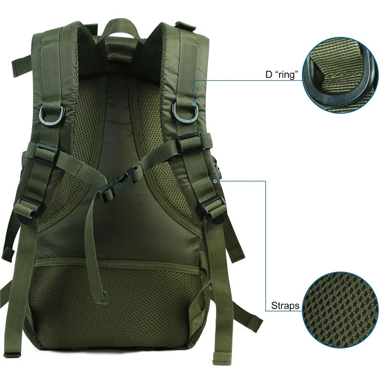 LQARMY Travel Hiking Backpack Waterproof Daypack Lightweight
