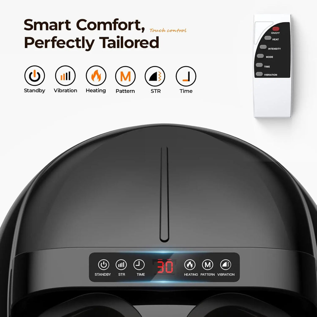 HTM Foot Massager Shiatsu Kneading Machine With Heat And Air