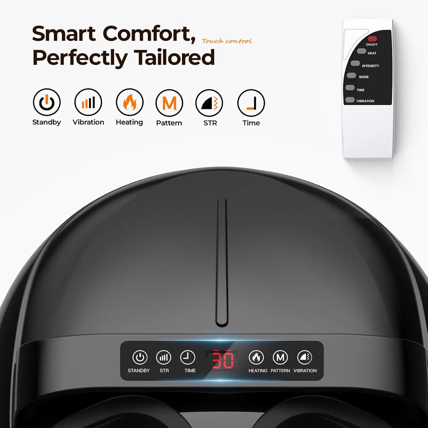 HTM Foot Massager Shiatsu Kneading Machine With Heat And Air