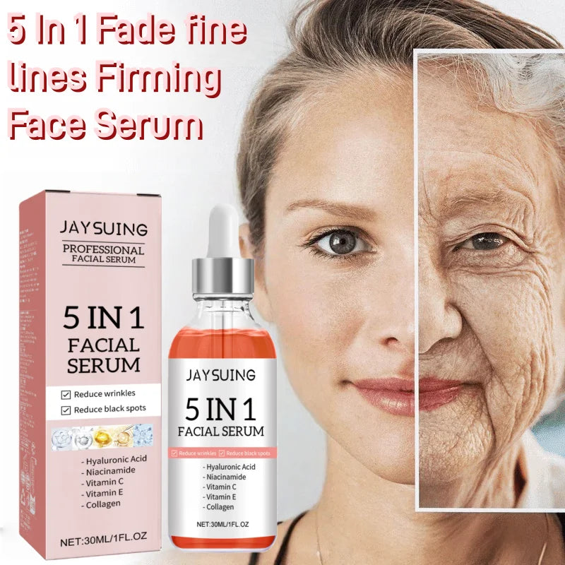 Jaysuing 5 In 1 AntiAging Facial Serum For Firming