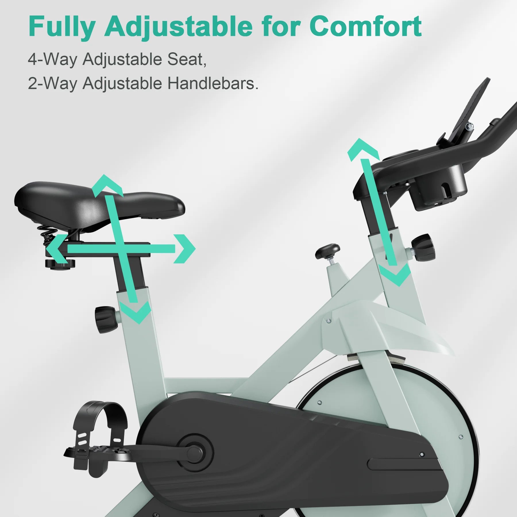 Superun 32-Level Magnetic Resistance Exercise Bike