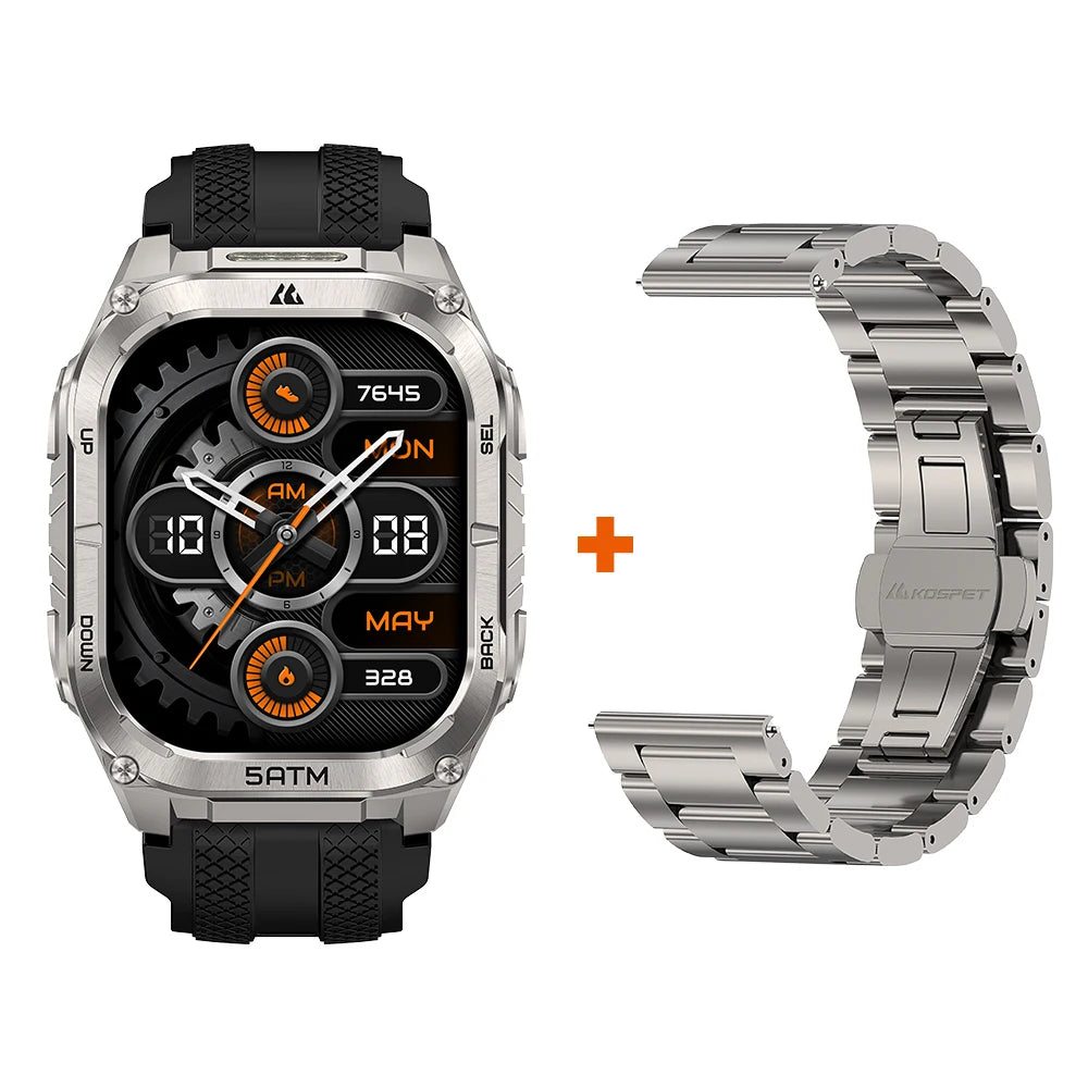 KOSPET Tank M4C Rugged Smartwatch With GPS Military Grade