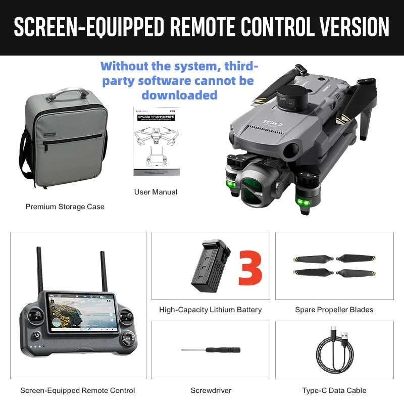 ISHOWTIENDA U8L 4K GPS Drone Ultimate Aerial Photography Stabilization Gimbal