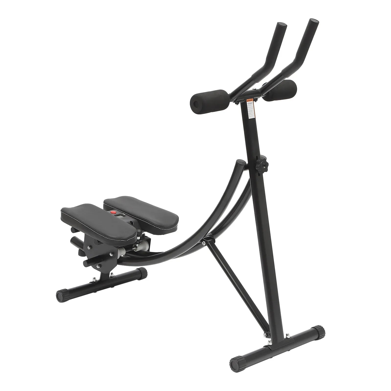 Foldable Ab Exercise Machine With 3 Gears 0 To 180 Rotation LED Display Home Gym