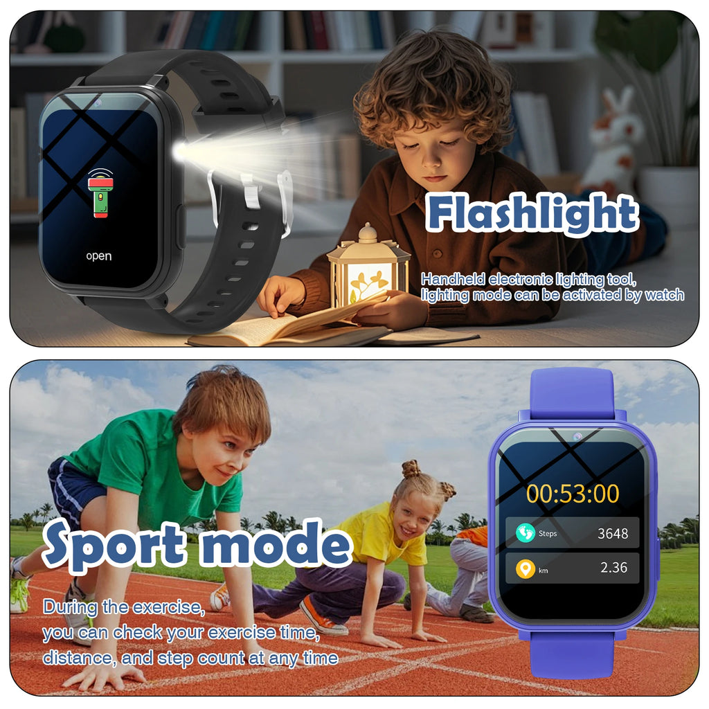 Odelettevcy Kids Smartwatch with Sleep Tracker and Camera