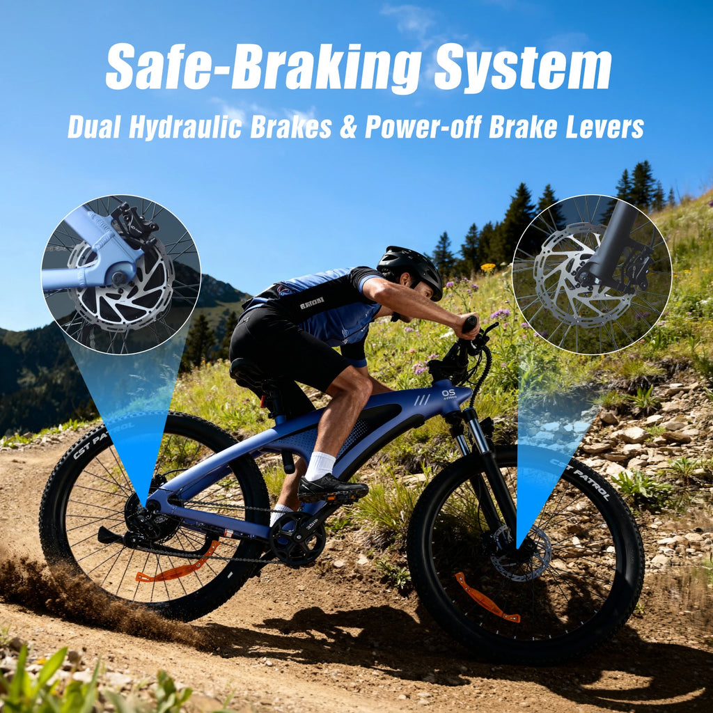HUANCI Q5 Mountain Electric Bike 48V 20Ah Aluminum Frame