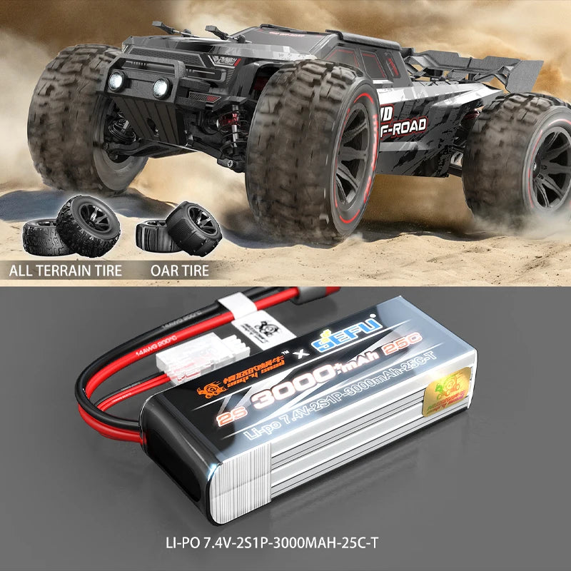JIUSI 1 14 Scale RC Car 4WD Brushless Off Road Remote Control