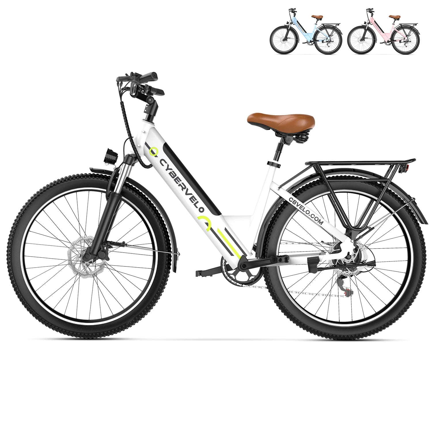 CYBERVELO EK2 Electric Bike 1000W Peak Motor 80 Mile Range