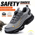 Breathable Lace-Free Soft Sole Safety Shoes Anti-Smash Anti-Puncture