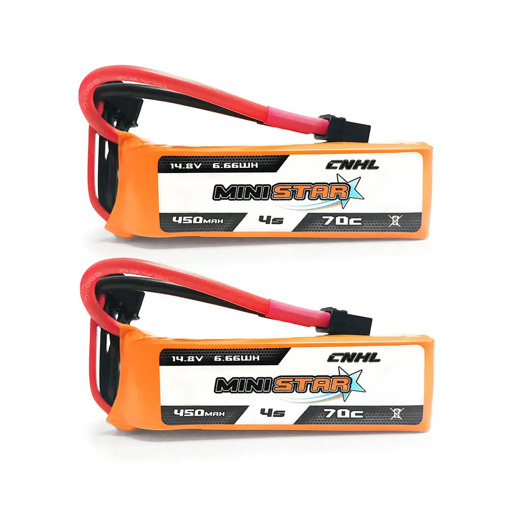 CNHL LiPo Battery 4S 14.8V 450mAh 70C MiniStar XT30U Pack