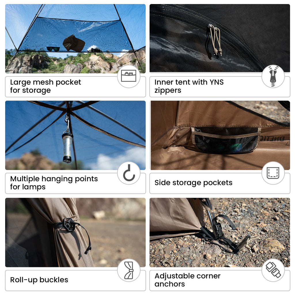 OneTigris Jovian Camping Tent 3 Season Dome Shelter