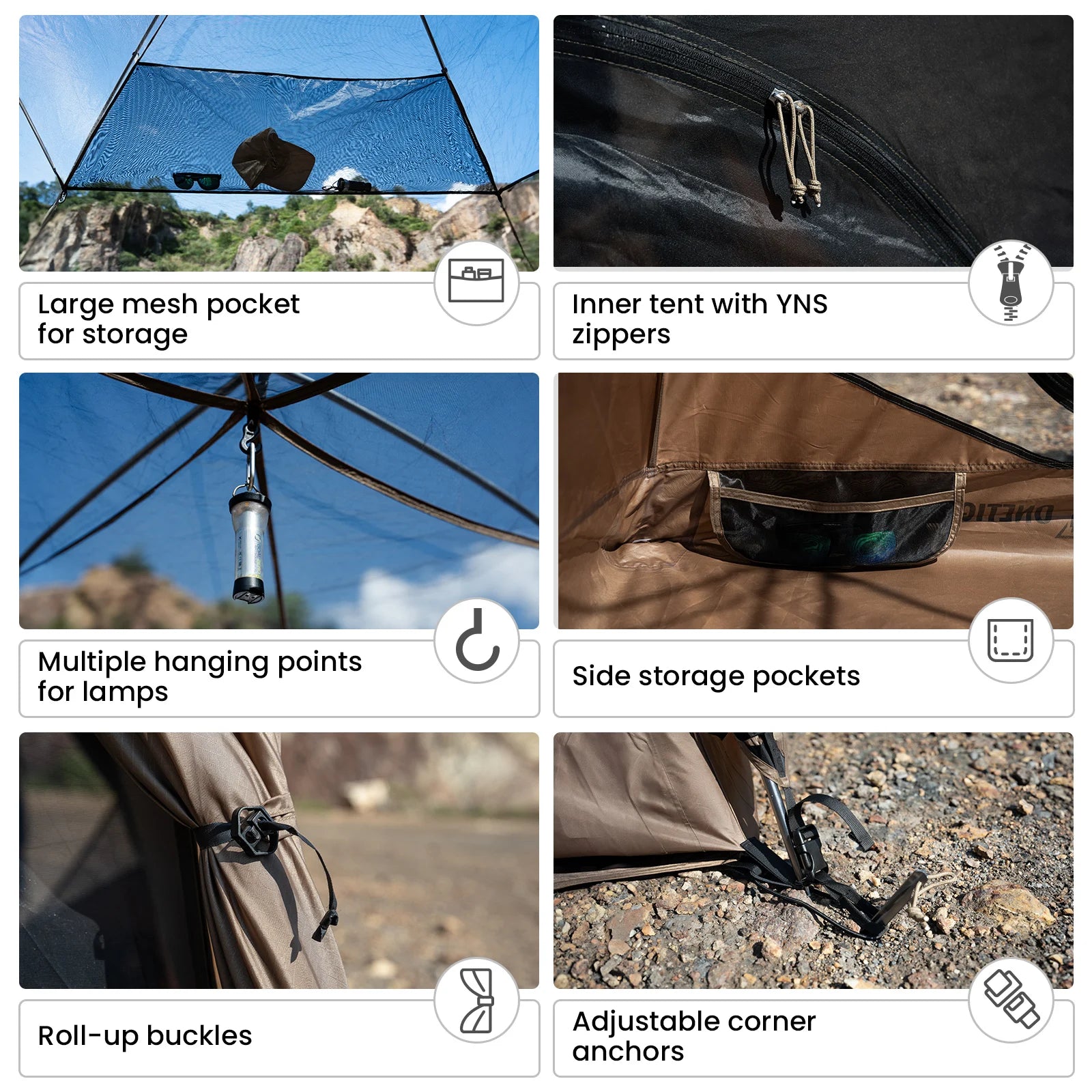 OneTigris Jovian Camping Tent 3 Season Dome Shelter