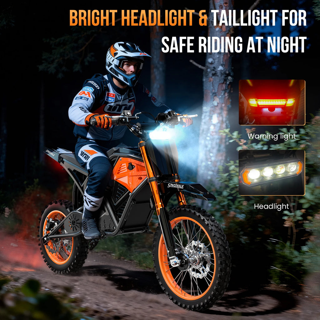 EILLEO SPACEWALK Fat Tire Electric Dirt Bike 3000W Mid Drive