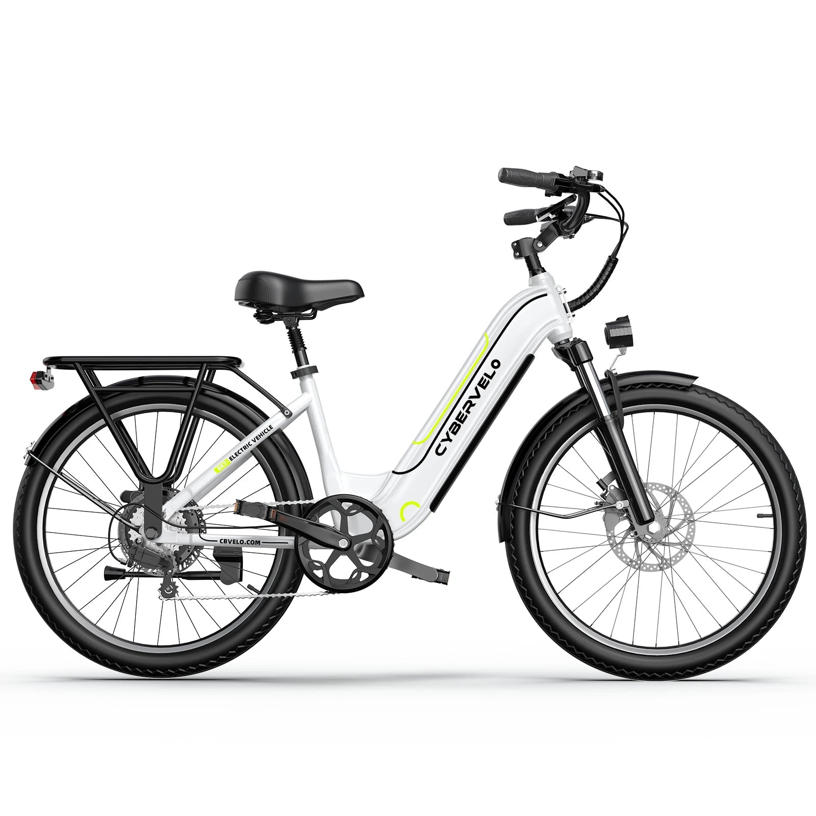 TALUSCONDOR Cybervelo EK7 City EBike with Detachable Battery