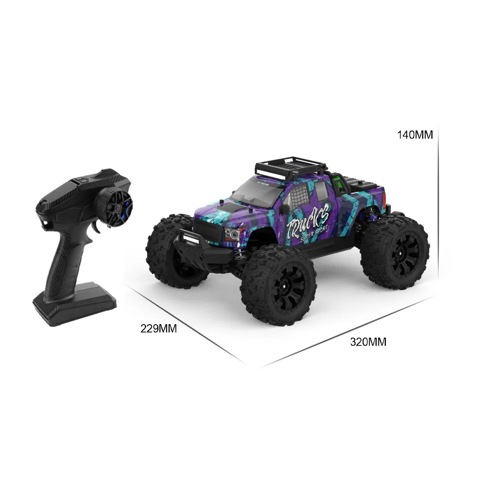 JIUSI RC Racing Car Brushless 4WD 2.4G Remote Control