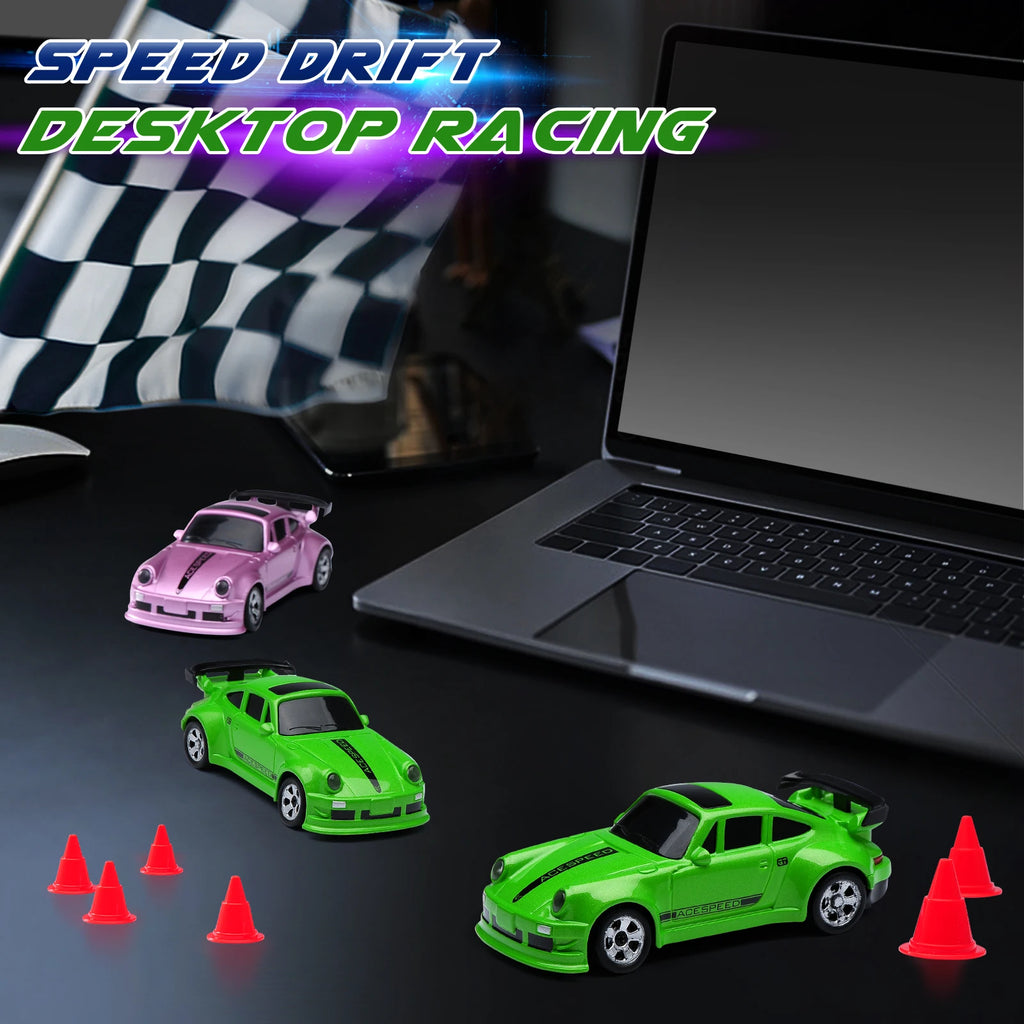 ANTSIR 2Point4G Desktop Mini HyperPerformanceEngineering Drift Car 4WD RemoteControl Model