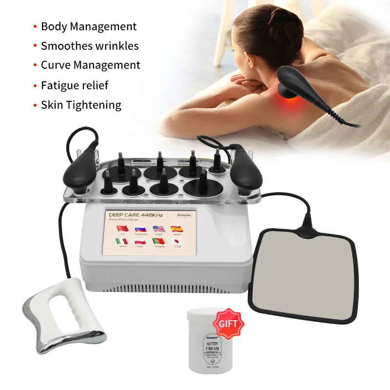 Upgrade 448K High-frequency Thermal Therapy Deep Tissue Therapy Microcurrent Massage for Shaping Relieve Muscle Soreness
