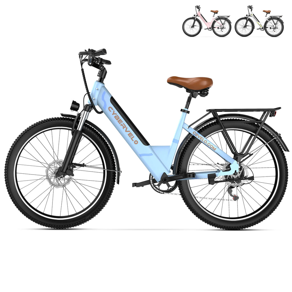 CYBERVELO EK2 Electric Bike 1000W Peak Motor 80 Mile Range