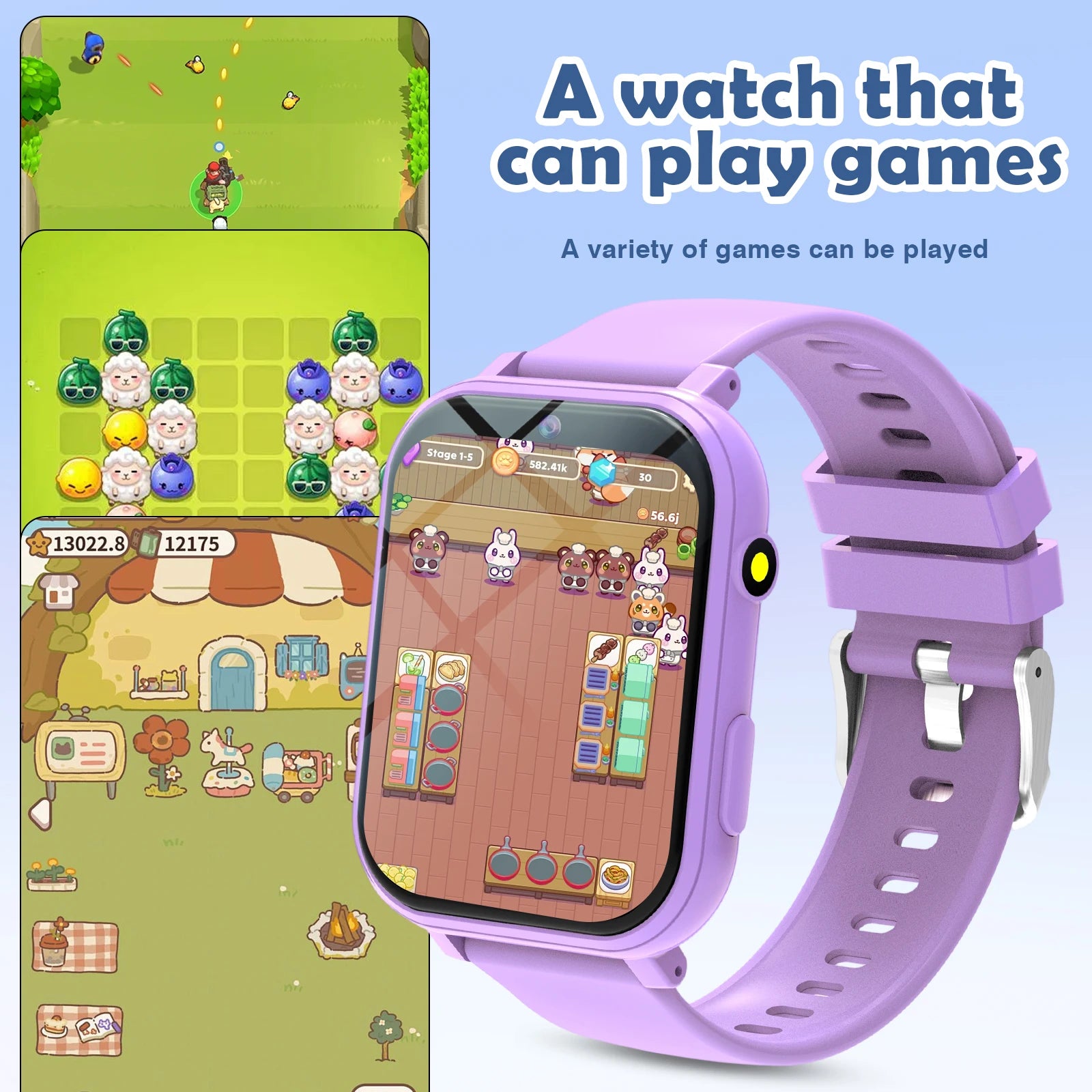 Odelettevcy Kids Smartwatch with Sleep Tracker and Camera