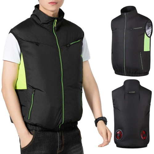Breathable Cooling Vest With Fan For Summer Outdoor Activities
