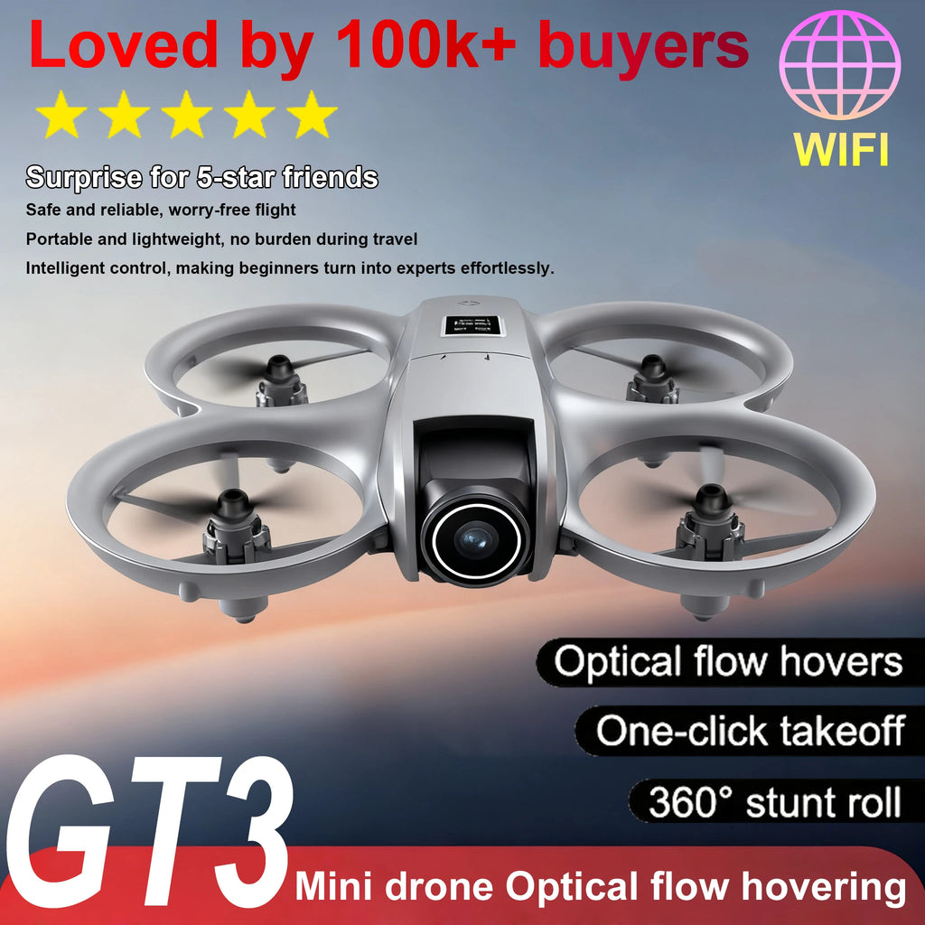Beginner-Friendly Aerial Drone With Anti-Collision 20-Min Flight 1080P HD