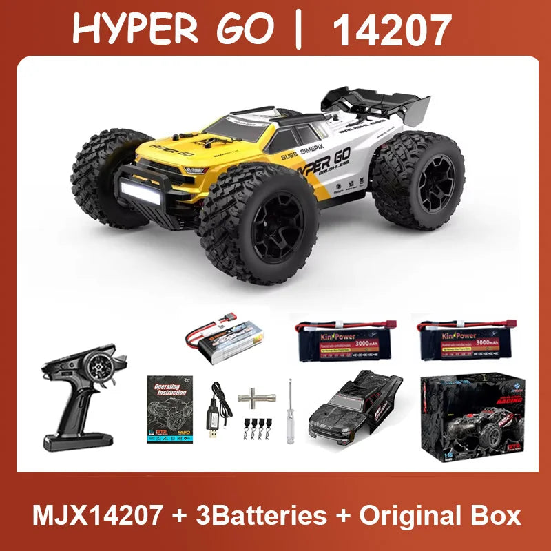 JIUSICE Hyper Go 14207 1-14 4WD Brushless High-Performance Remote-Controlled Car