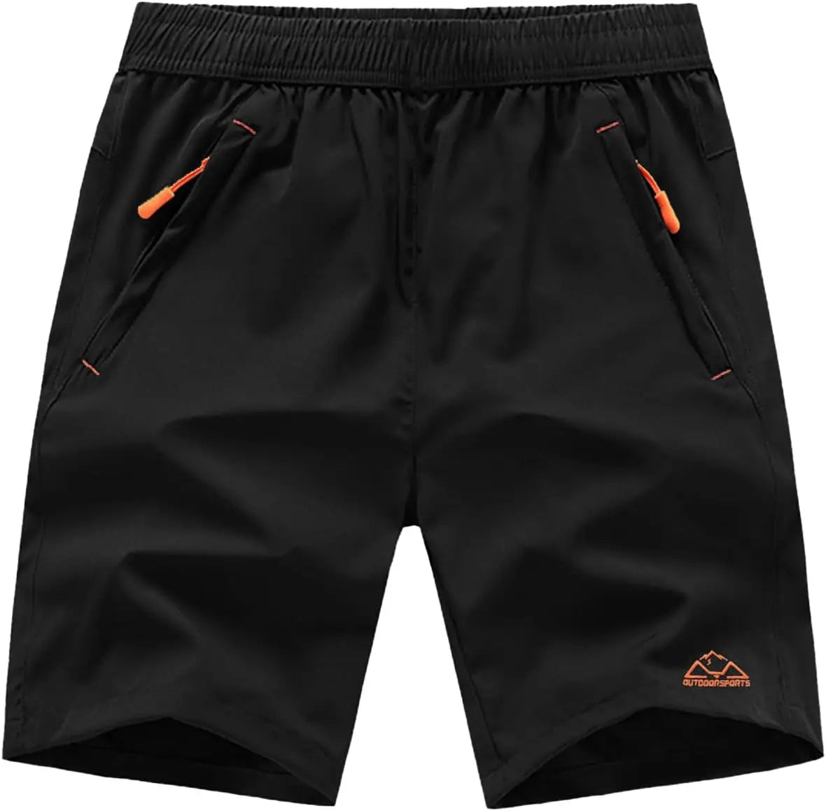 NONECN Men's Quick Dry Hiking Shorts With Zipper Pockets
