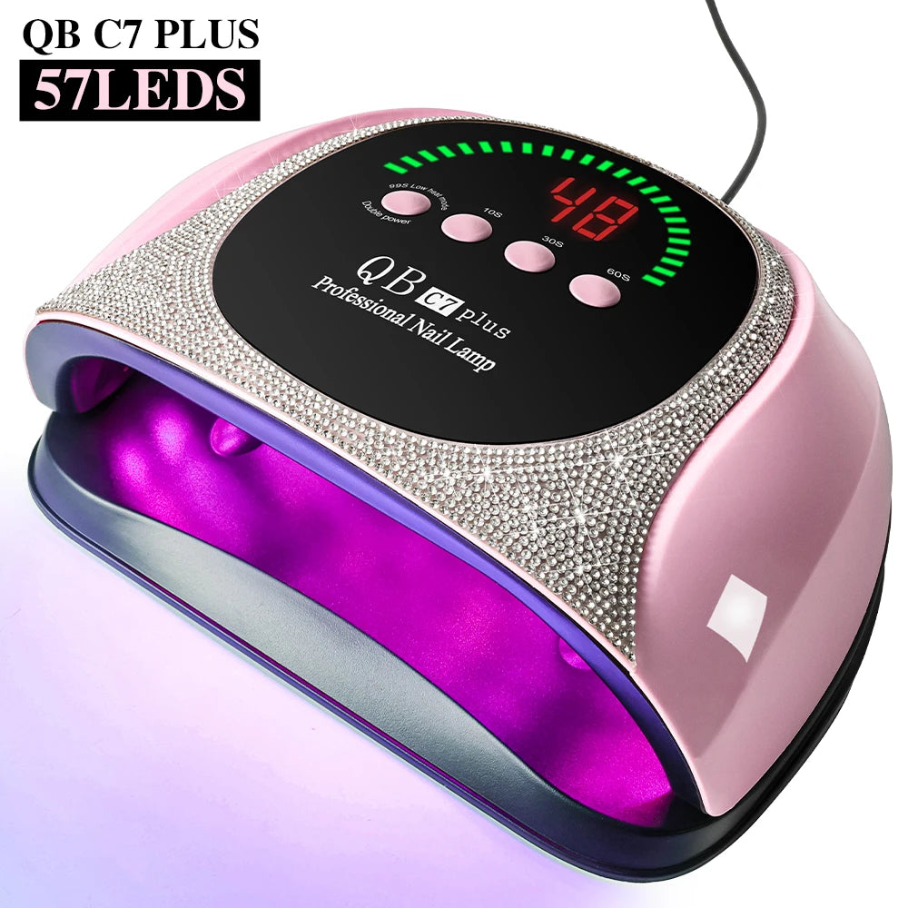 Professional UV LED Nail Lamp With 57 LEDs LCD Display